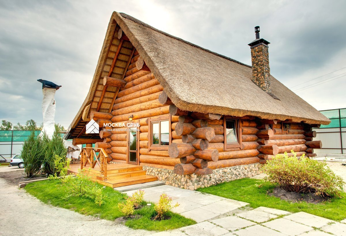 Деревенские срубы