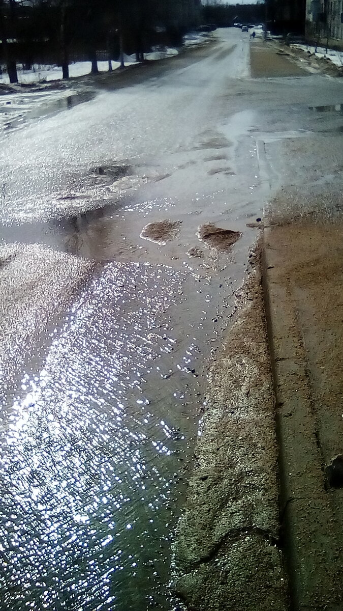 Вода становится стремительной - примета весны