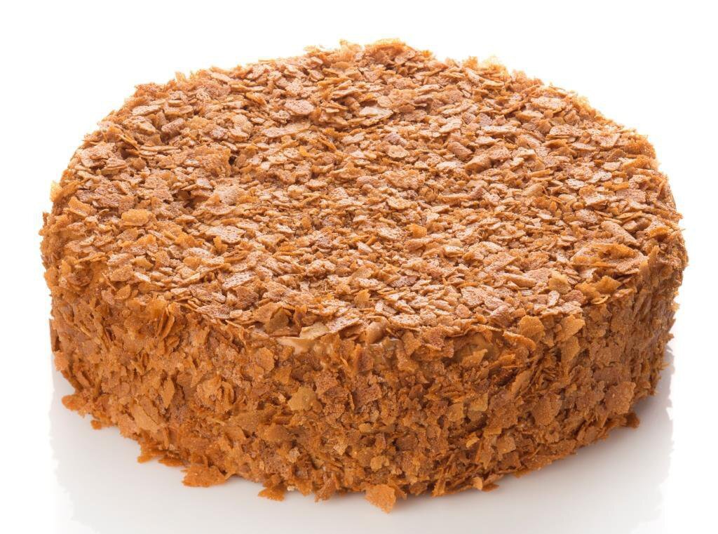 Торт с вафельной крошкой
