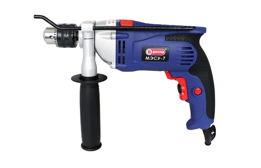  Дрель ударная ДИОЛД МЭСУ-7 800 Вт в рейтинге электродрелей