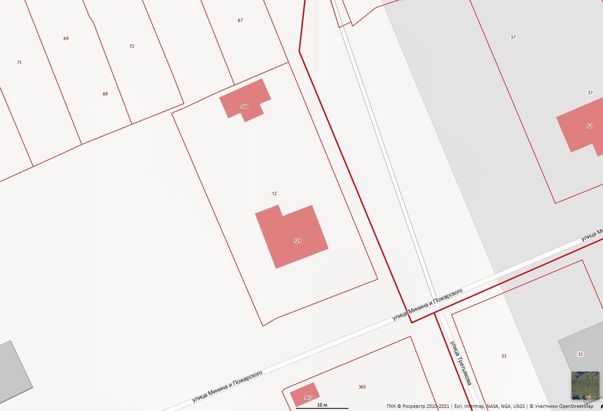 Объекты недвижимости на публичной кадастровой карте