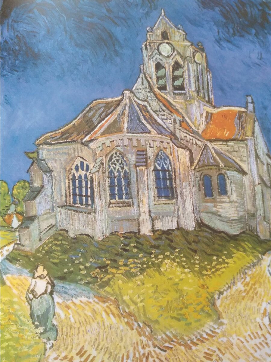 Церковь в Овере,1890г.