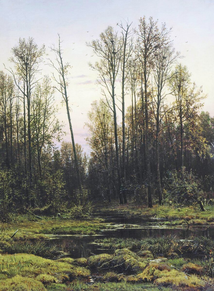 Иван Шишкин «Лес весной», 1884 год