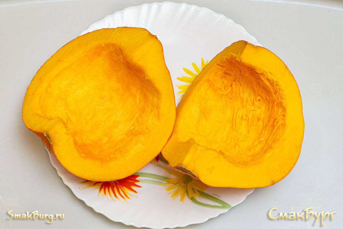 Сочная, и яркая тыква для приготовления ароматного тыквенного пюре!