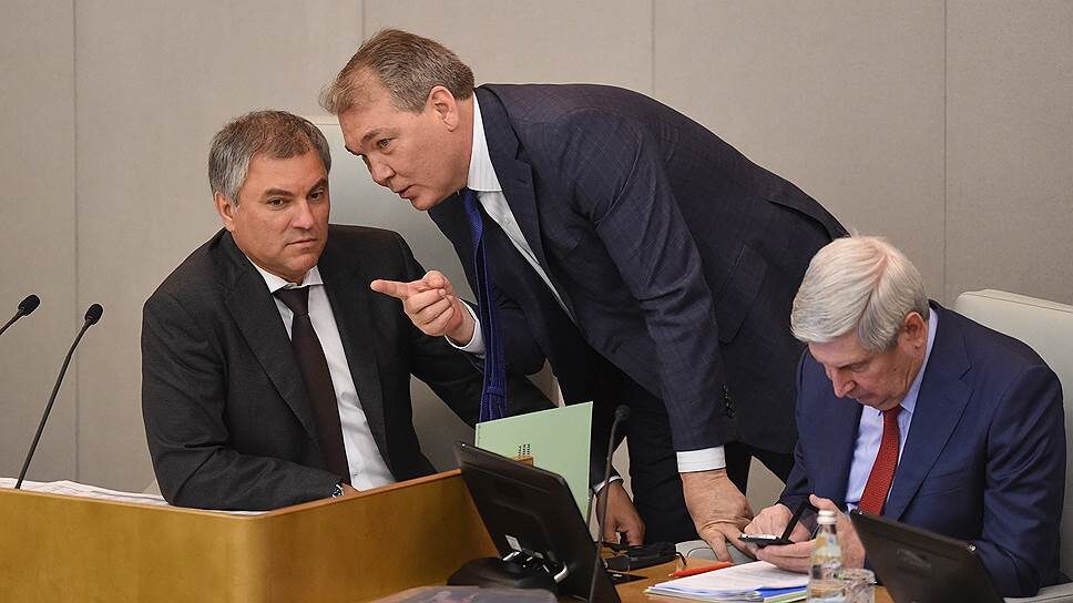 Володин и депутаты