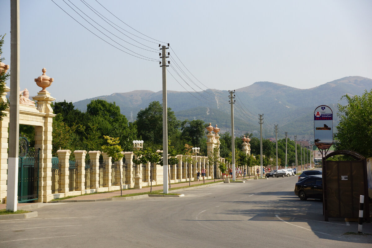 По пути в парк