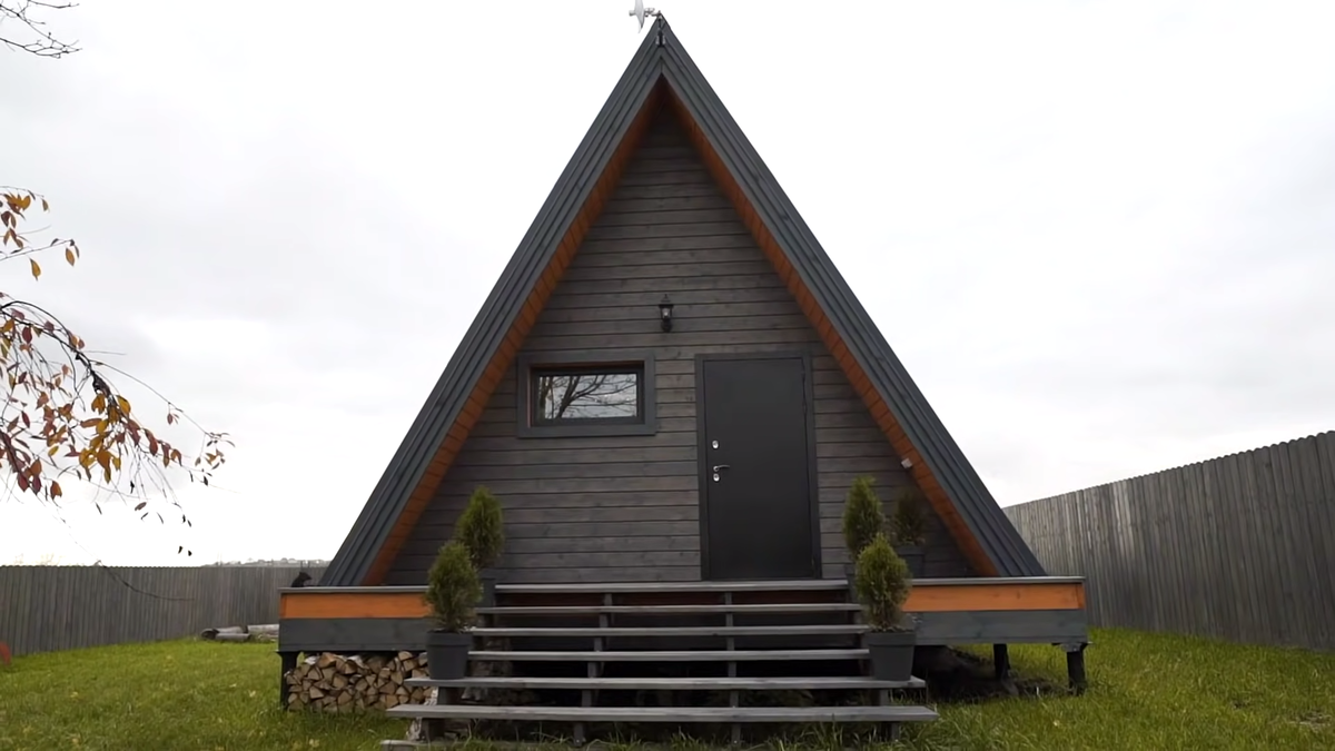 Дом-шалаш 35м²