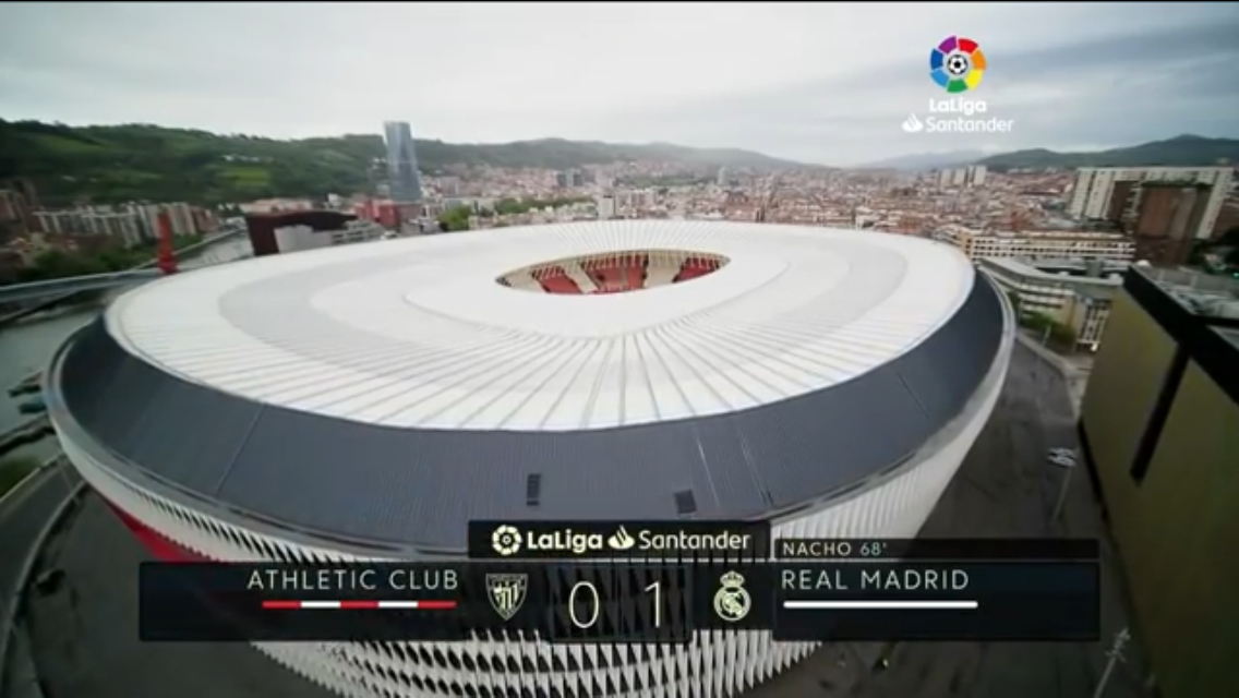 19.05.2021. Результат матча "Атлетика" и "Реала". Бильбао на фоне Сан-Мамеса мне показался немного мрачноватым городом.