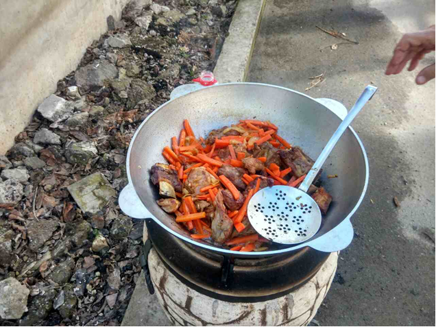 Процесс приготовления блюда