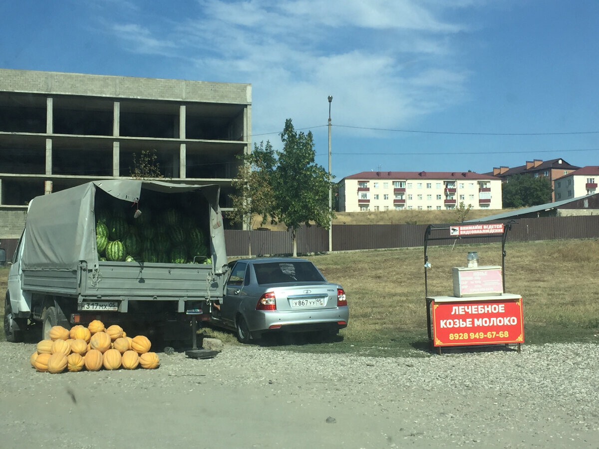 А арбузики и дыньки везут из Дагестана