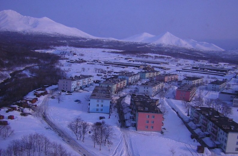 Остров итуруп поселок горный фото