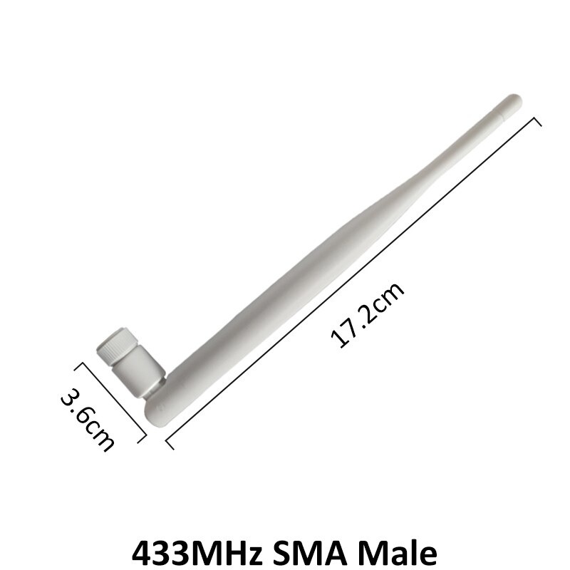 Антенна wi-fi для роутеров 5dbi rp sma-male белая