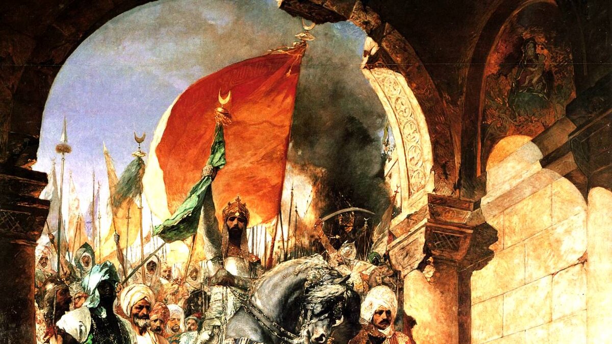 Торжественный въезд в Константинополь, 1453 год