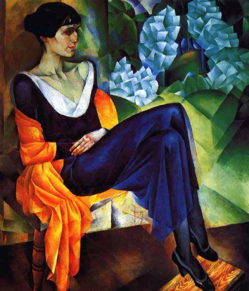 Портрет Анны Ахматовой работы Н. Альтмана