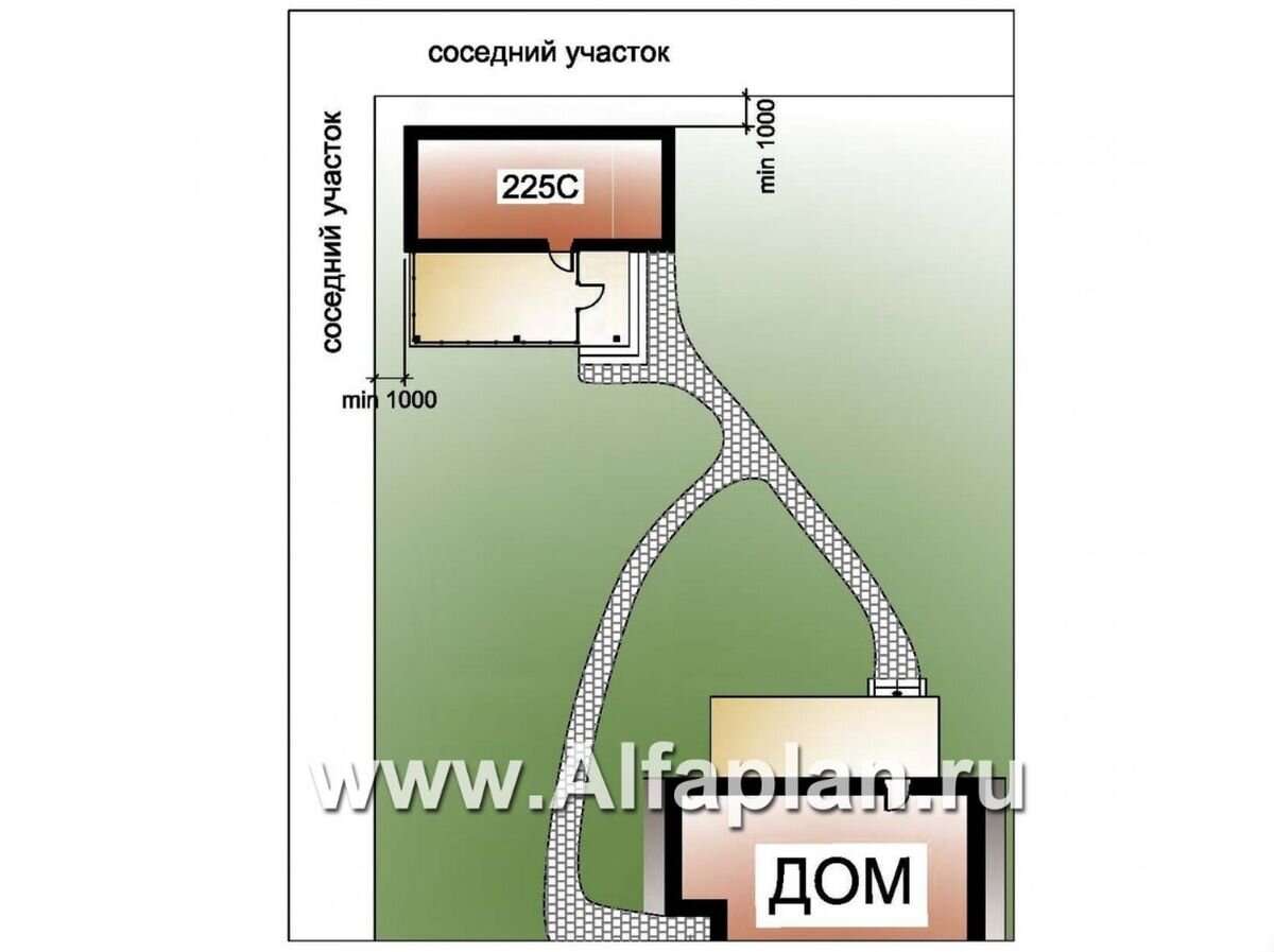 Баня с уютной верандой - проект 225С, 41 м2 | Популярные проекты домов  Альфаплан | Дзен