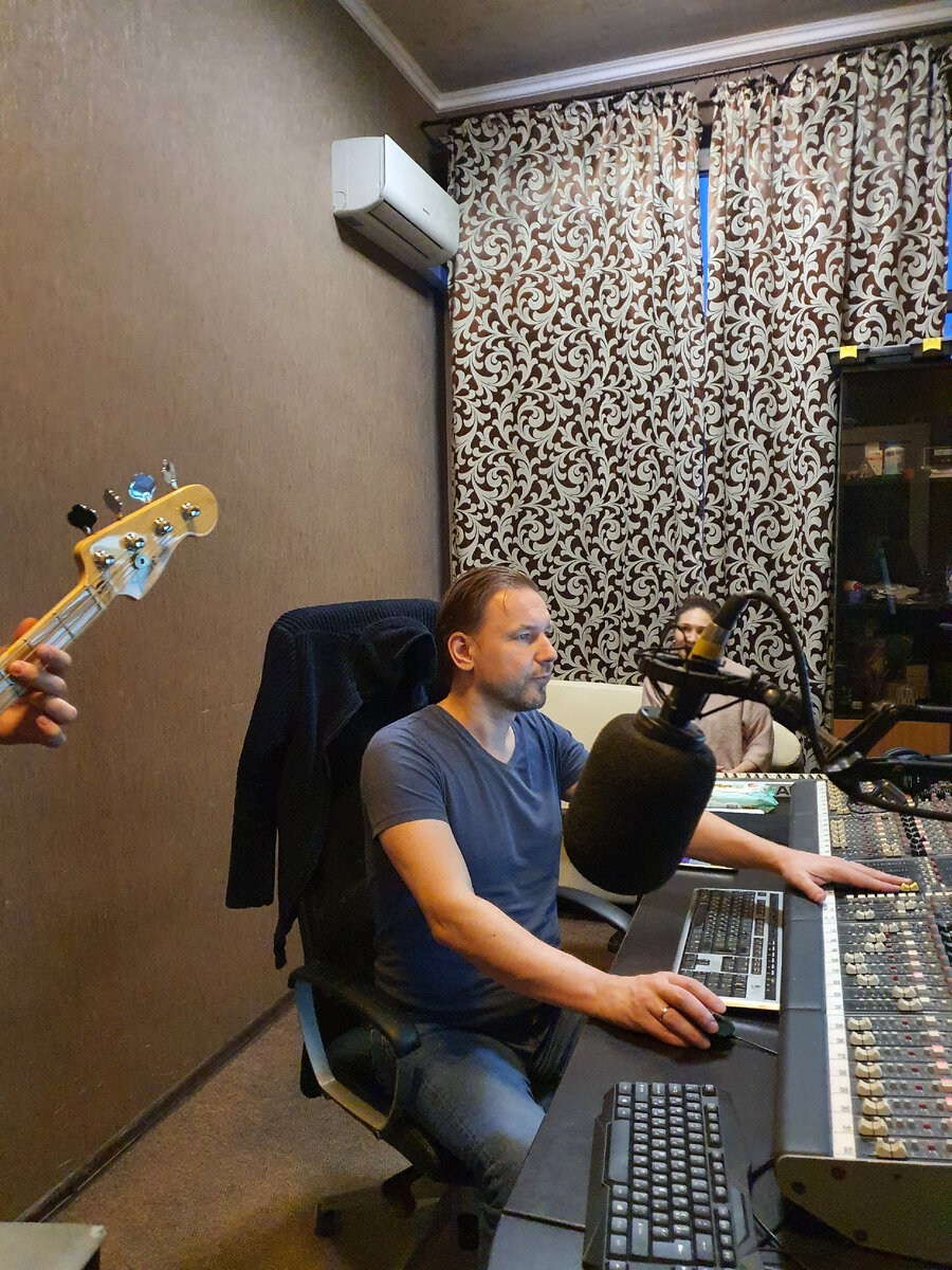 Момент записи песни. Некриминальное Чтиво.