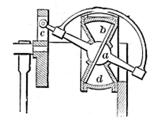 А вот и дисковый двигатель Дэви, 1836 год.