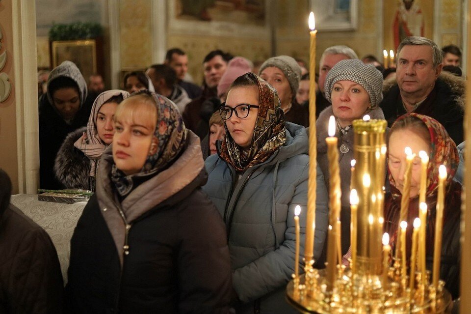     Рождественское богослужение прошло в Свято-Симеоновском кафедральном соборе. Фото: пресс-служба Челябинской епархии