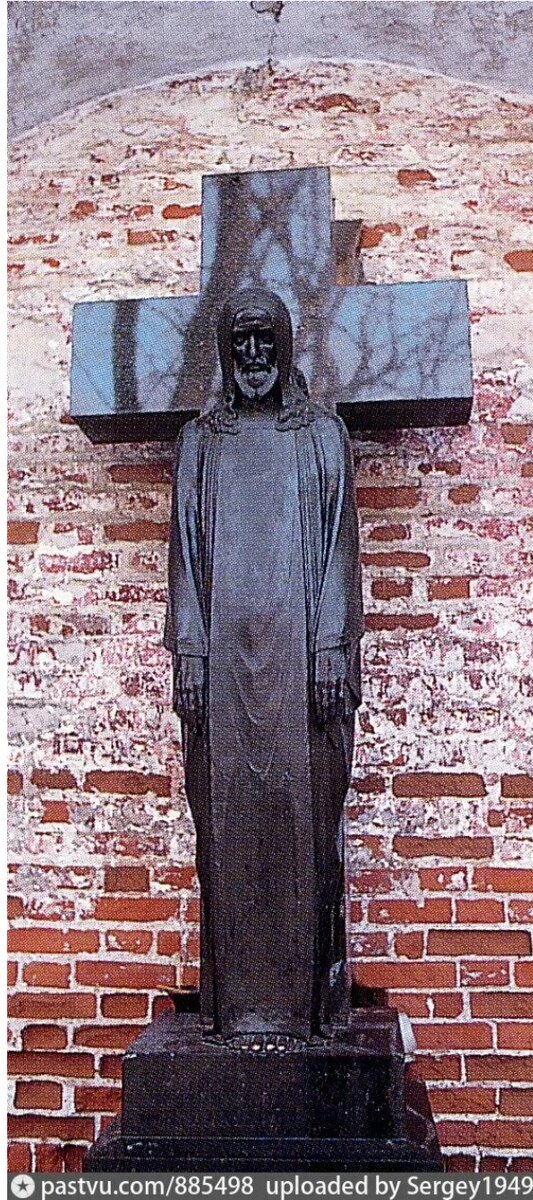 Н. А. Андреев. Надгробие купца Ясюнинского в Донском монастыре. Изображение из свободных источников.