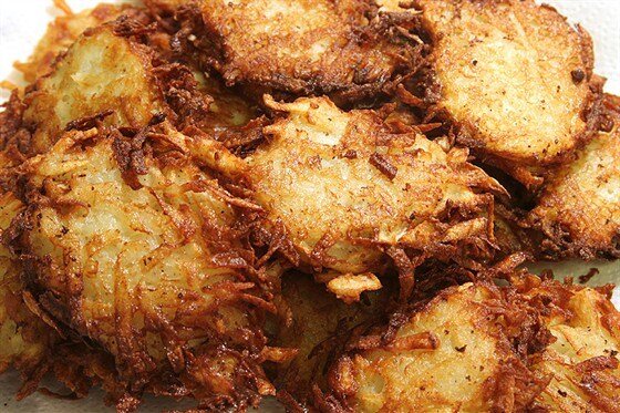    Латкес из картофеля и цукини