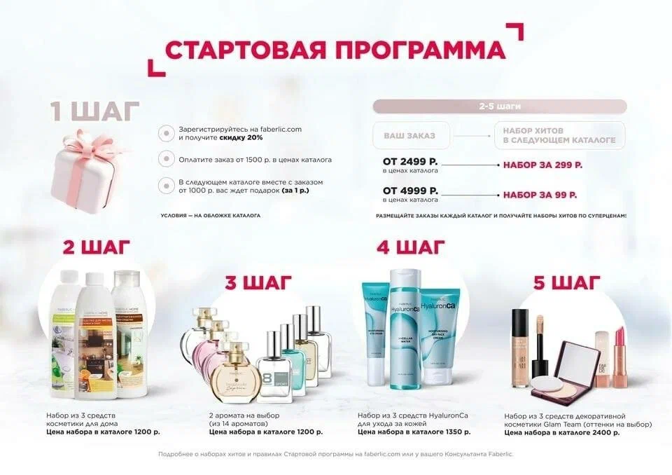 Стартовая программа Faberlic