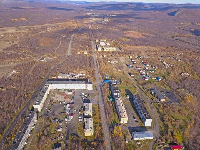 Наш поселок с птичьего полета. Вернее на фото его часть.