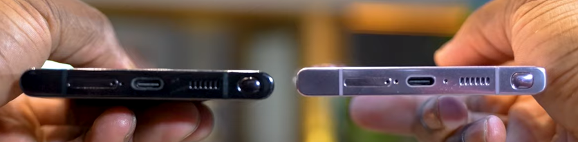    S22 Ultra находится слева, S23 Ultra — справа