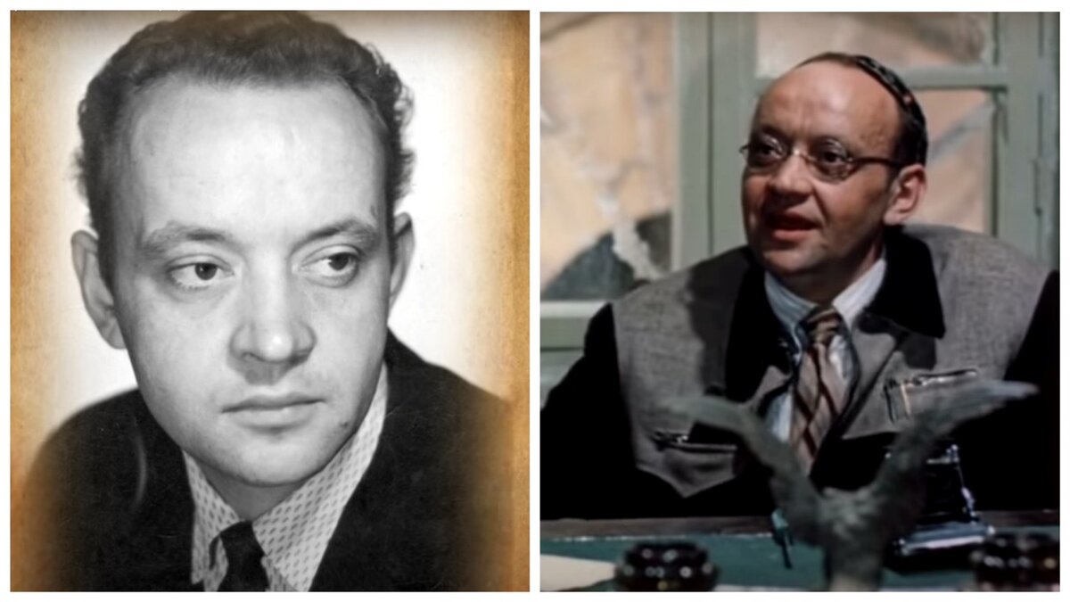 Справа - в роли Гриши Ушивина