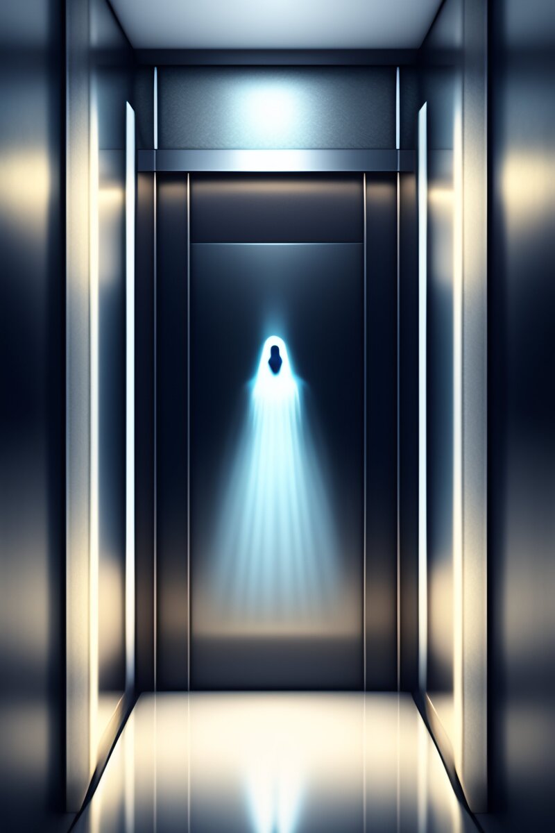 
Когда Том переехал в новую квартиру, он был рад начать новую жизнь в городе. Но когда он вошел в здание, его не покидало ощущение, что что-то не так. Старый, шаткий лифт наводил на него страх, но сначала он не придал этому значения. 
Но потом начали происходить странные вещи. Лифт двигался сам по себе, останавливаясь на случайных этажах, а иногда двери открывались и открывали лишь темноту. Том старался не обращать на это внимания, но не мог отрицать, что что-то не так.

Однажды ночью, когда он поднимался на лифте в свою квартиру, он почувствовал холодный ветер и услышал шепот на ухо. Он обернулся, но там никого не было. Он начал думать, не является ли лифт призраком.

На следующий день Том решил провести расследование. Он ездил на лифте вверх и вниз, останавливаясь на каждом этаже, чтобы посмотреть, не происходит ли чего-нибудь странного. Когда он поднялся на пятый этаж, лифт остановился, и двери открылись, чтобы показать призрачную фигуру.

Призрак был бледным и полупрозрачным, и, казалось, он был так же удивлен, увидев Тома, как и он сам. Но затем, к удивлению Тома, призрак заговорил.

"Я просто хочу кататься на лифте весь день", - сказало оно. "Я не хочу ничего плохого".

Том опешил, но понял, что призрак не пытался его напугать. Оно просто хотело покататься на лифте. Тогда ему пришла в голову идея. Он решил взимать с призрака плату за каждую поездку.

Сначала призрак был в замешательстве, но быстро сообразил, что к чему. Каждый раз, когда Том ехал в лифте, он брал с призрака небольшую плату, и тот с радостью платил.

Со временем между Томом и призраком завязалась странная дружба. Они вместе ездили на лифте, болтали о своей жизни и делились историями. А когда призрак забывал заплатить, Том в шутку ругал его и напоминал, чтобы он заплатил.

Том никому не рассказывал о призраке в лифте, но он был не против иметь призрачного компаньона. На самом деле, он был благодарен призраку за компанию. И хотя в лифте по-прежнему обитали привидения, он знал, что нашел способ сосуществовать с призраком, который называл его домом.