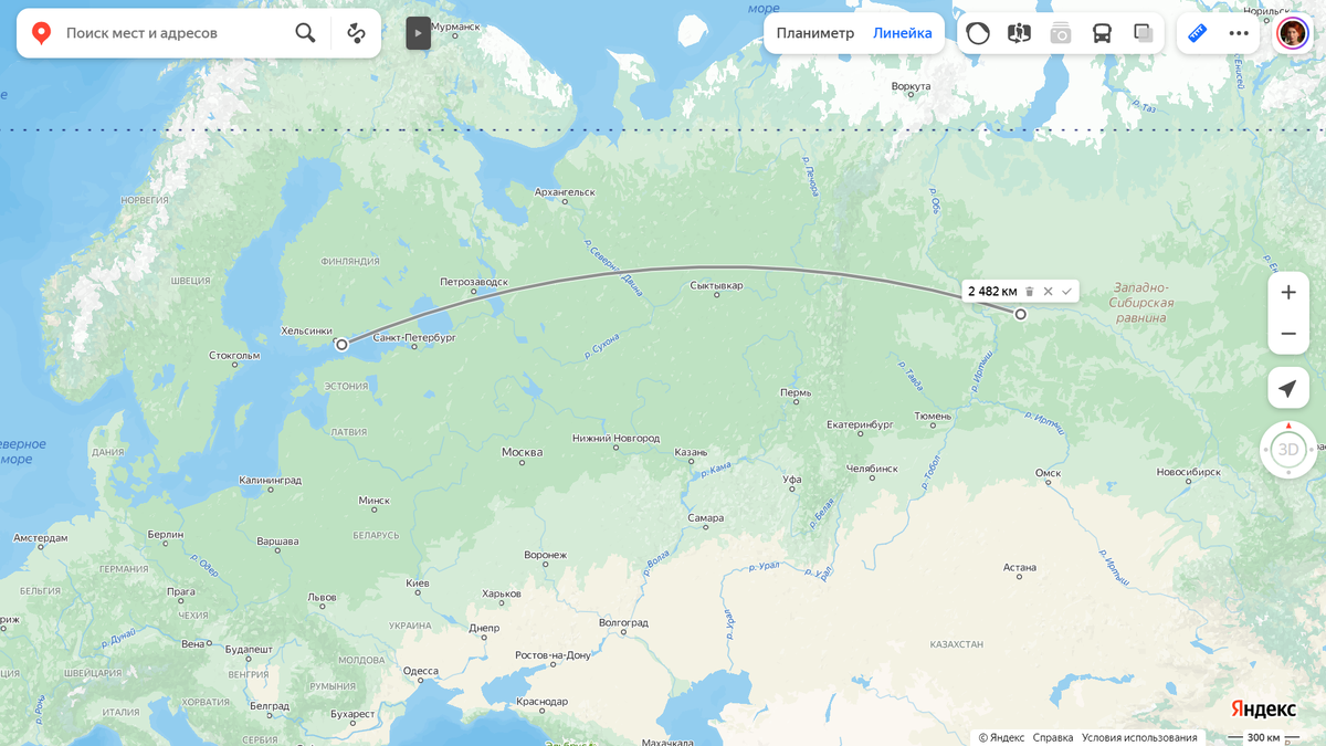 Скриншот Яндекс.Карт