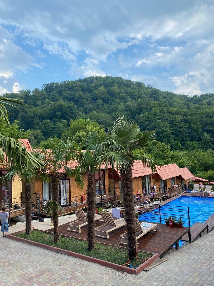 Вид с балкона номера