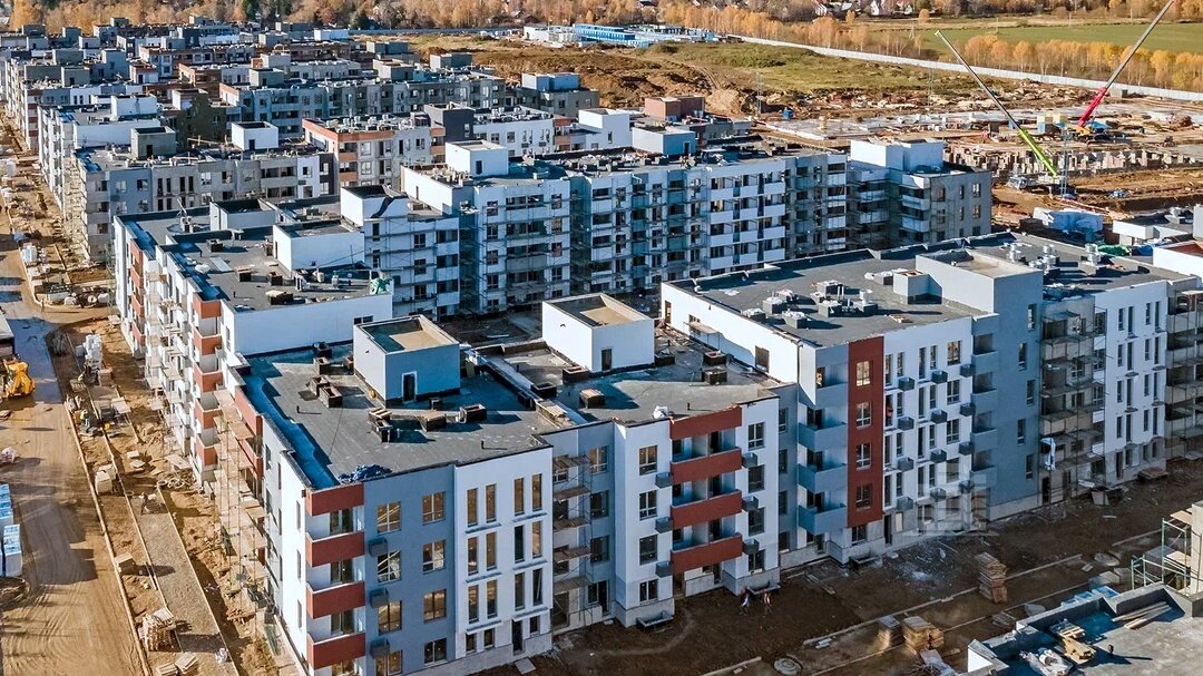 ЖК «Равновесие» – аэросъемка Новострой-М