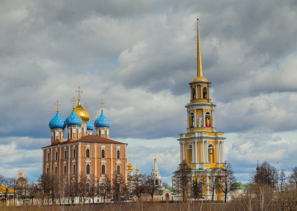 Картинка купола Успенского собора Рязань