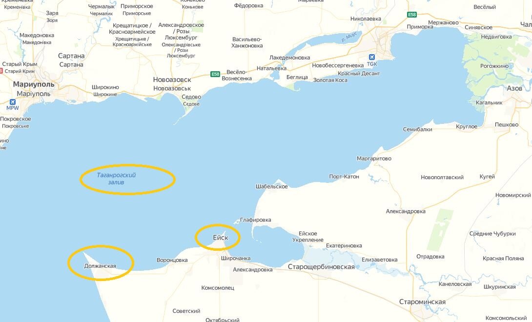 Показать на карте г ейск. Ейск на карте Азовского моря. Ейск пляжи на карте.