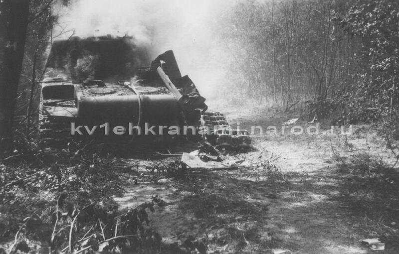 Танк КВ-1 производства ЛКЗ выпуска июля 1941 года