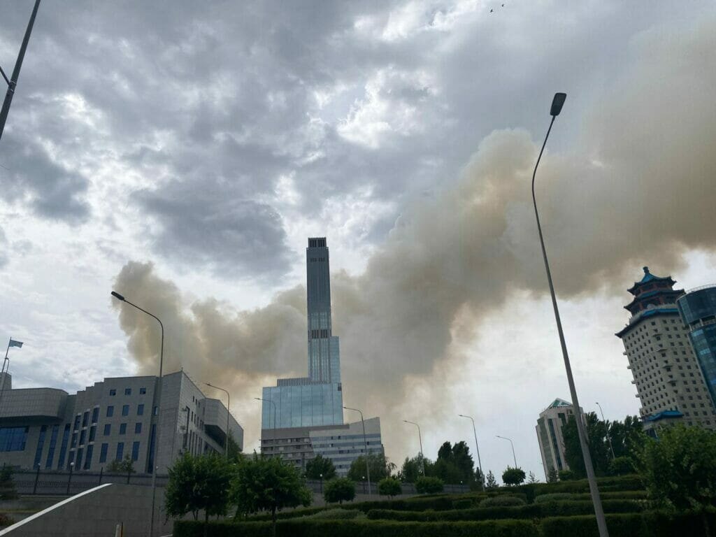 Карта смога алматы