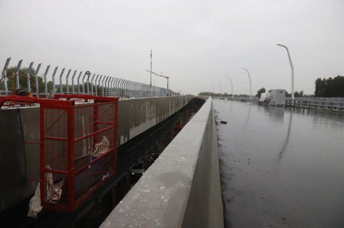    Движение по мосту через реку Пехорку запустят в сентябре