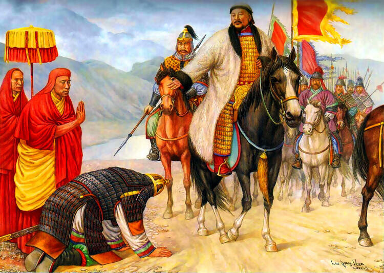Монгольский Хан Хубилай. Хан Хубилай внук Чингисхана.