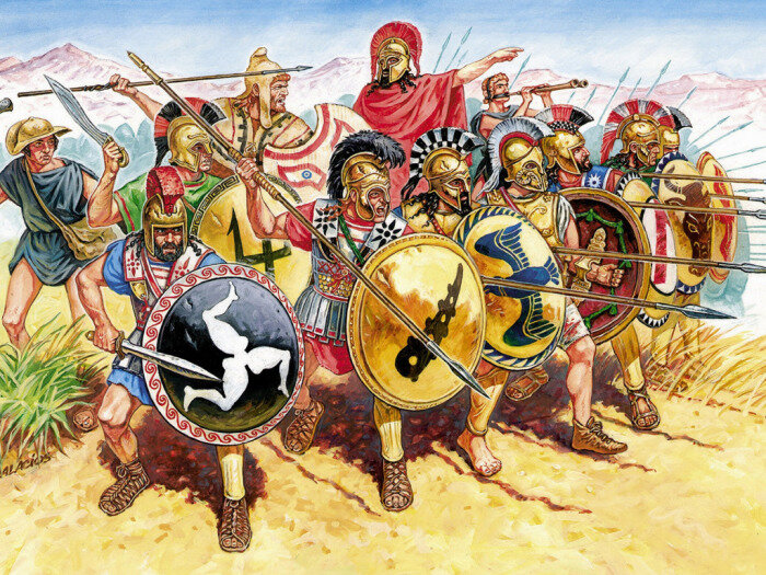 Все средиземноморские народы античности знали о том, как защитить руки и ноги. /Фото: goodfon.ru.