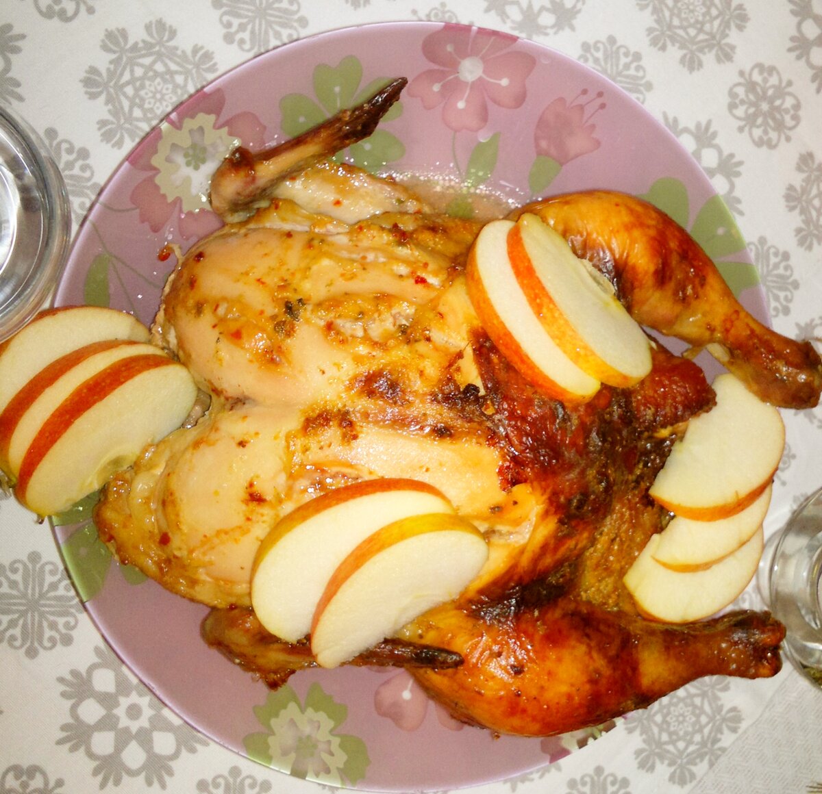Запеченая курочка с хрустящей корочкой