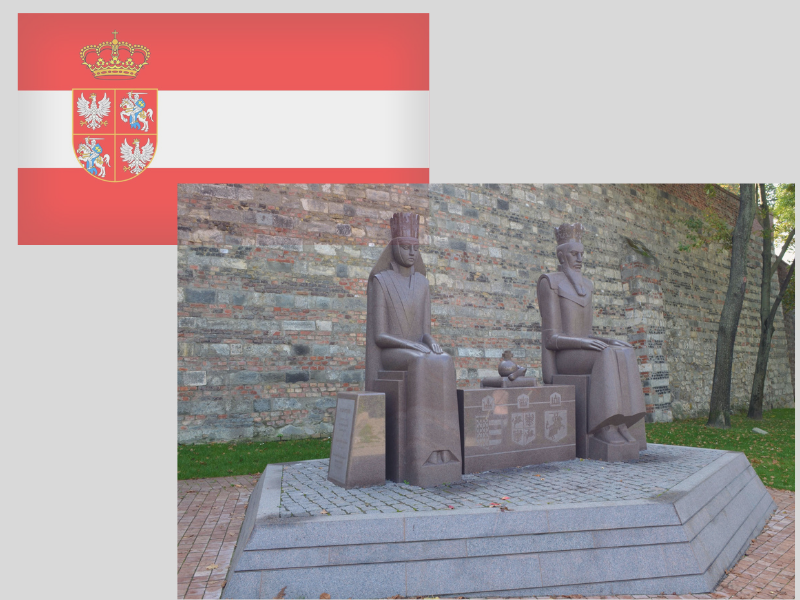 Памятник королю Владиславу II Ягайло и королеве Ядвиге