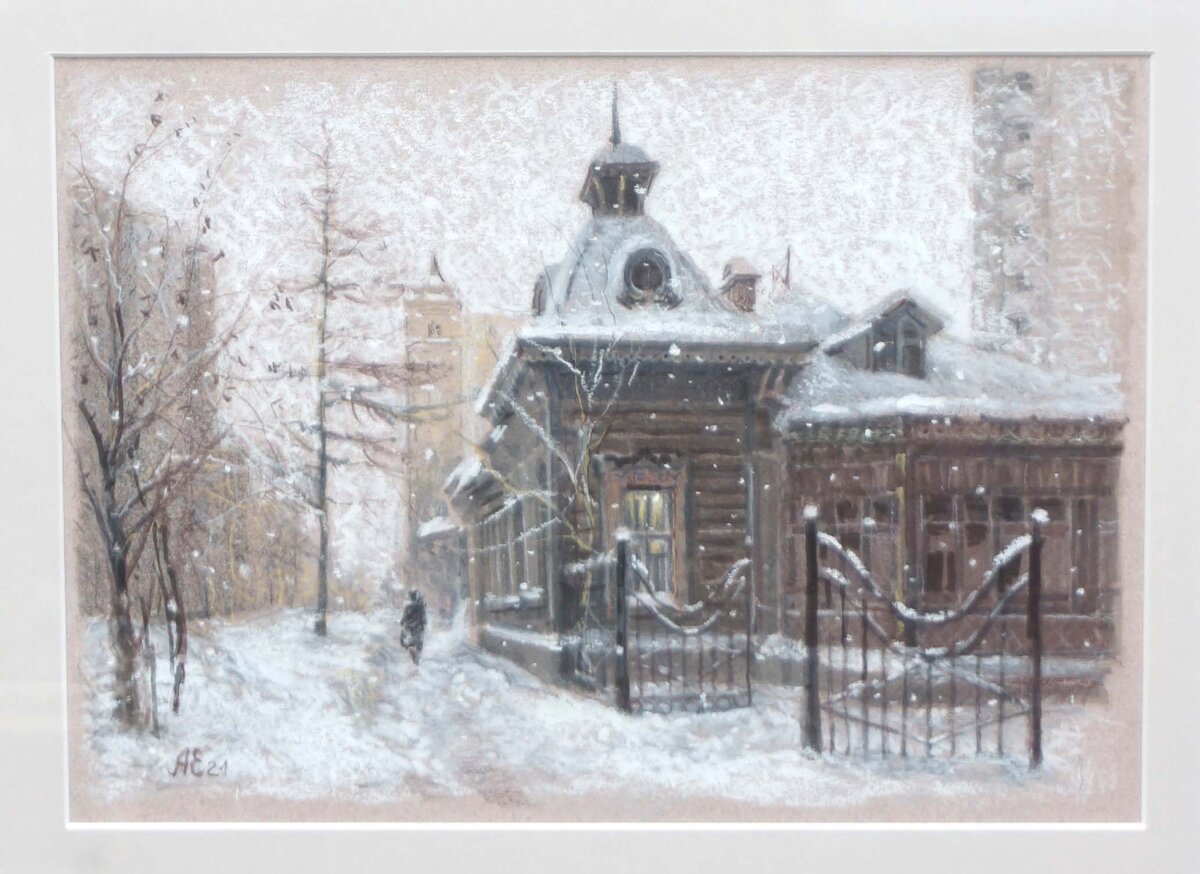  Ефремова Анна "Городской силуэт" 20х28  