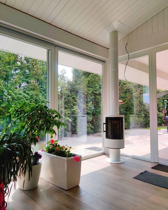 Печь-Камин Hwam 2620m White