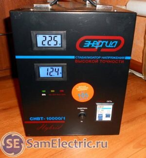 Стабилизатор цифровой (настенный) РЕСАНТА АСН-1000Н/1-Ц Lux