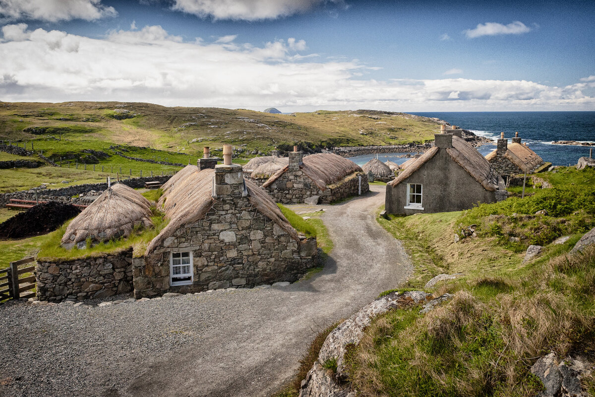 Деревня черных домов Гаренен