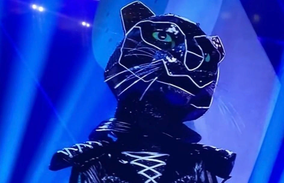 Маска песня танцы кот. Шоу маска черная пантера.
