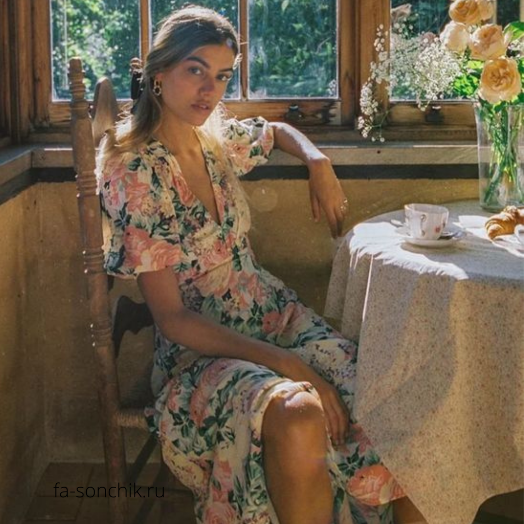 Чайное платье