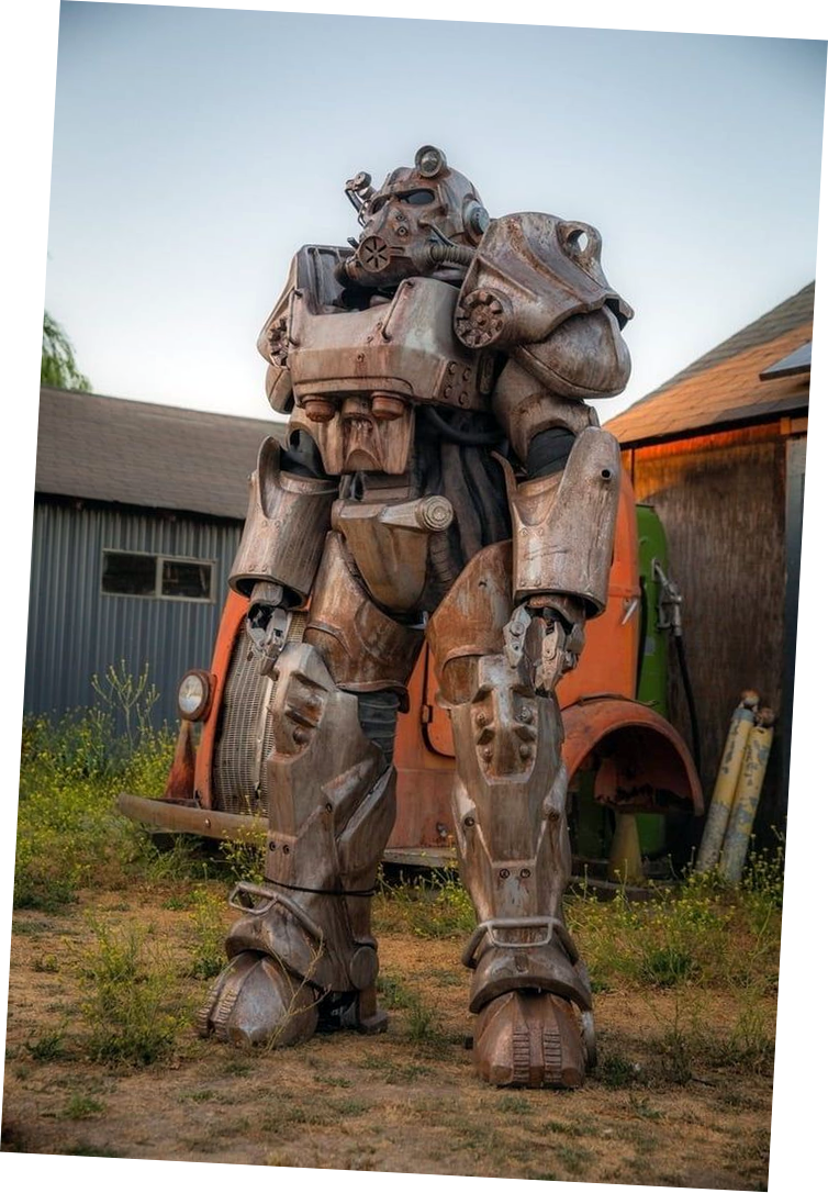 Fallout 4 power armor red фото 68