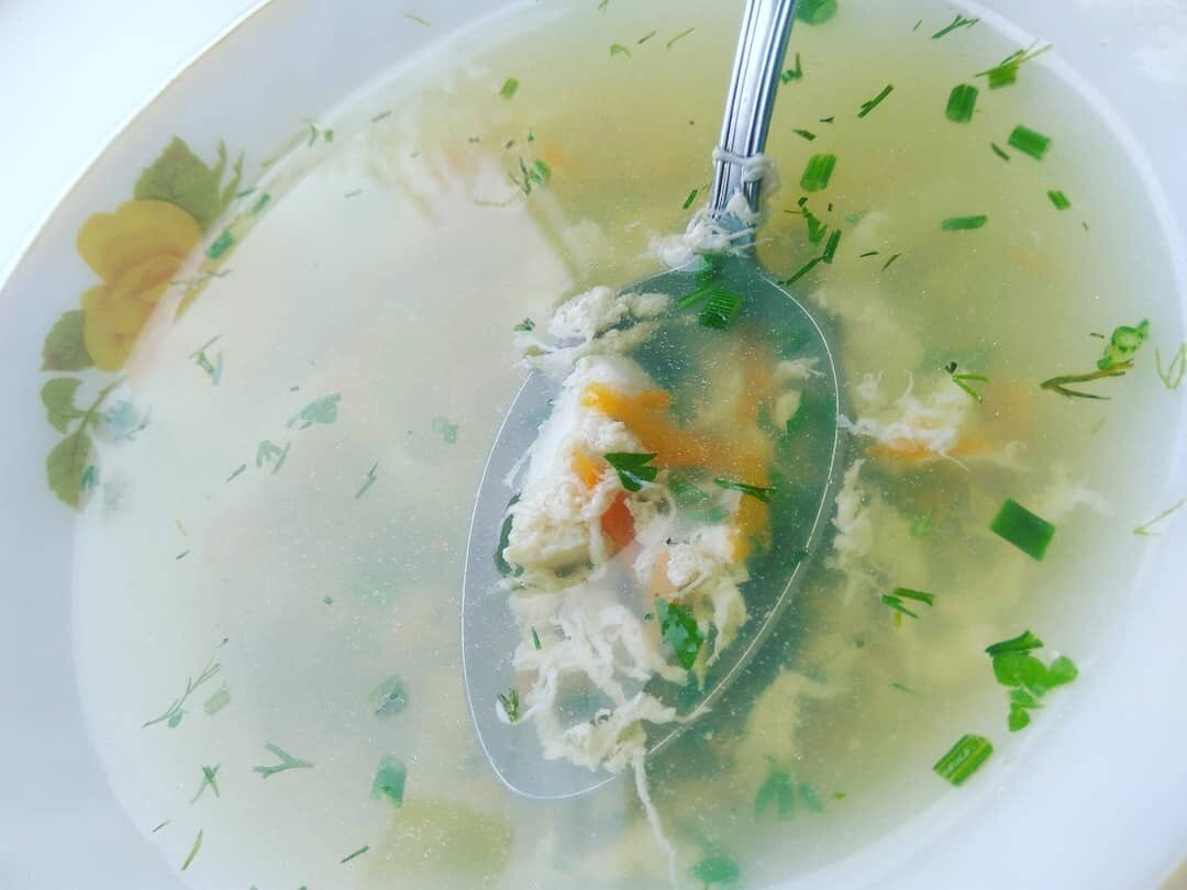 Готовим диетический суп из того что имеется на кухне