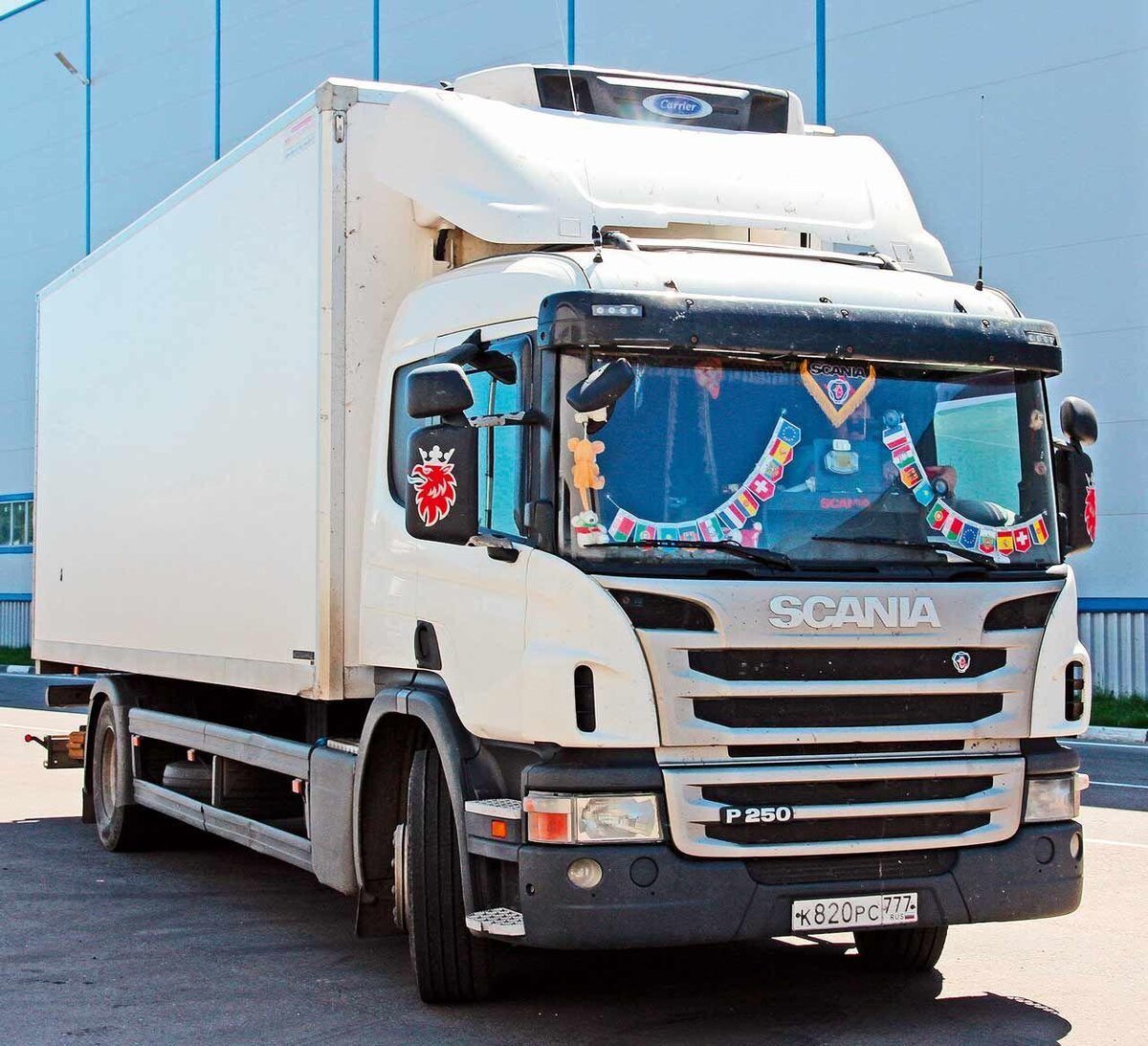 Испытания проходили на грузовике Scania P250 госномер К 820 РС 777, год выпуска 2013